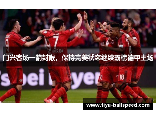 门兴客场一箭封喉，保持完美状态继续霸榜德甲主场
